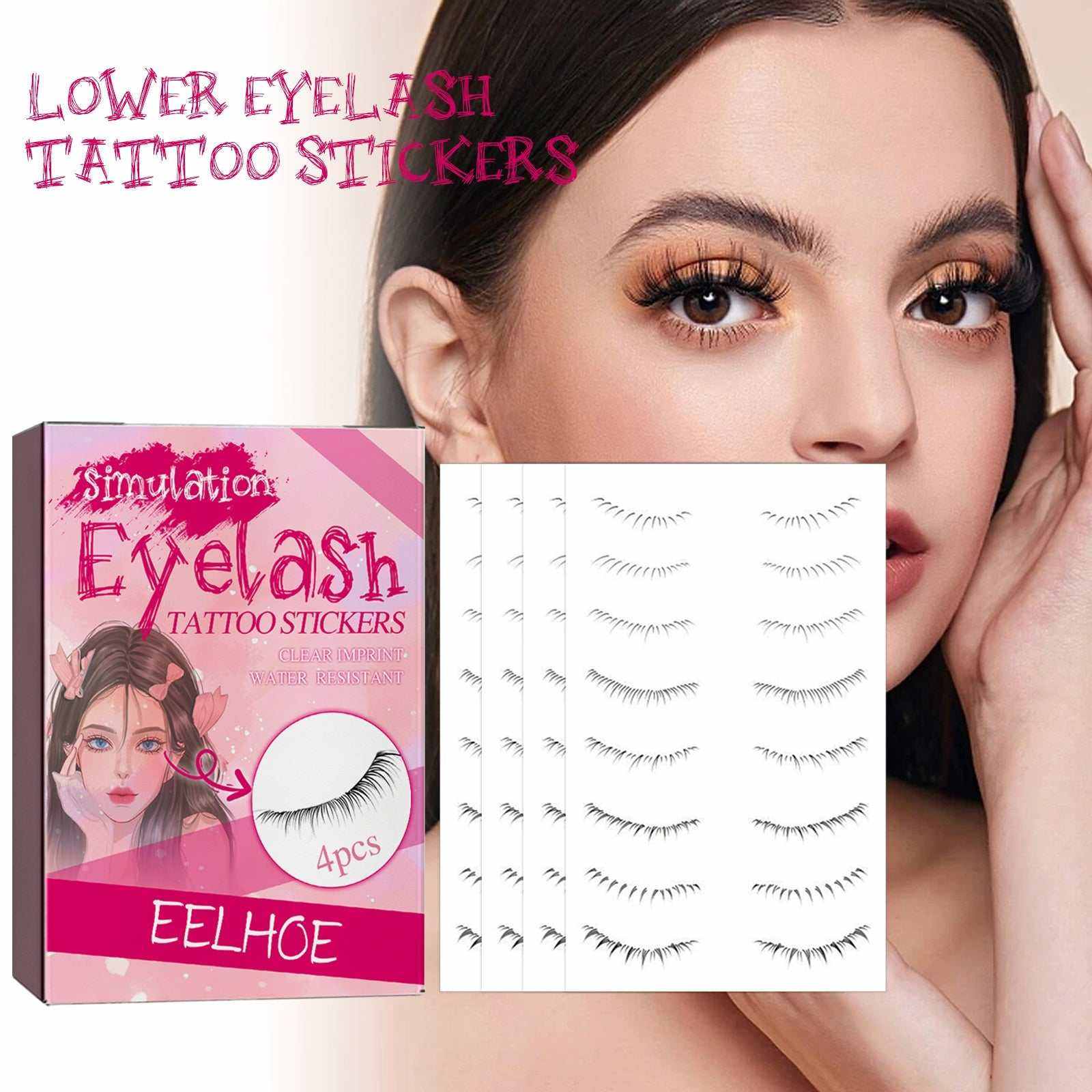 EELHOE Lazy Eyelash Stickers
