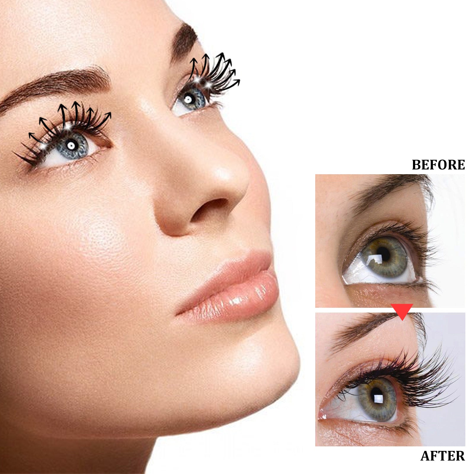 EELHOE Castor Oil Eyelash Serum – Curling, Moisturizing, and Natural Lash Care (10ml)