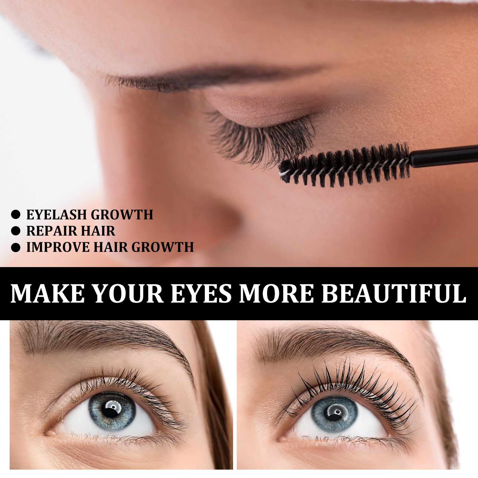 EELHOE Castor Oil Eyelash Serum – Curling, Moisturizing, and Natural Lash Care (10ml)
