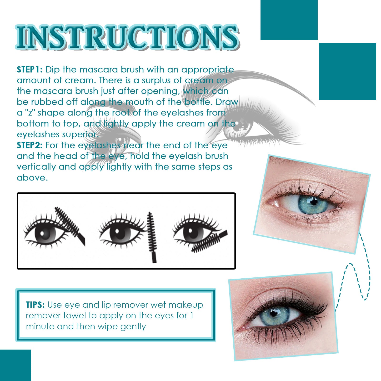 Jaysuing Lengthening & Volumizing Black Mascara – Long-Lasting, Smudge-Proof Curl & Definition