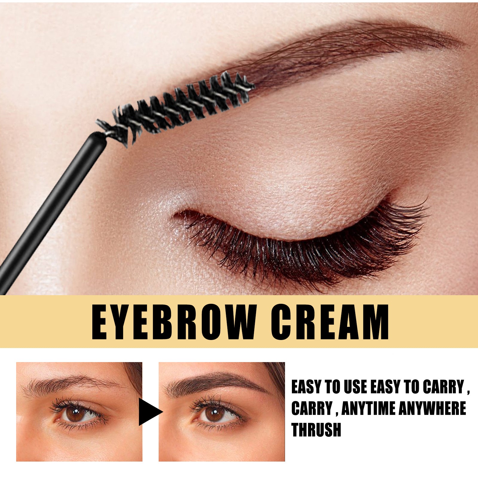 EELHOE Clear Brow Styling Gel | Transparent Long-Lasting & Natural Brow Setter